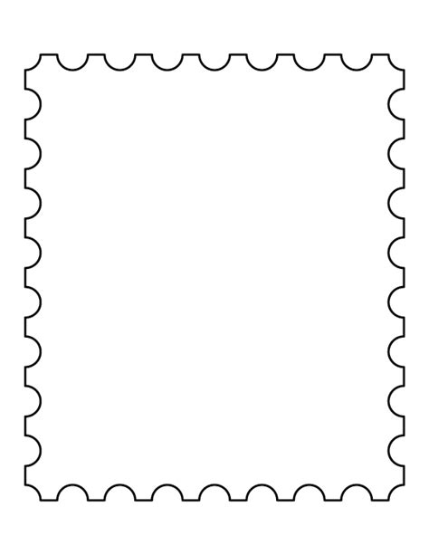Blank Stamp Template